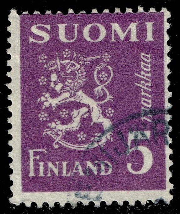 Finland #176E Coat of Arms; Used