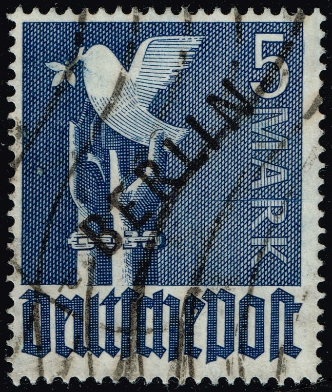 Germany #9N20 Peace Dove; Used with APS Cert Germany #9N20 Peace Dove; Used with APS Cert
