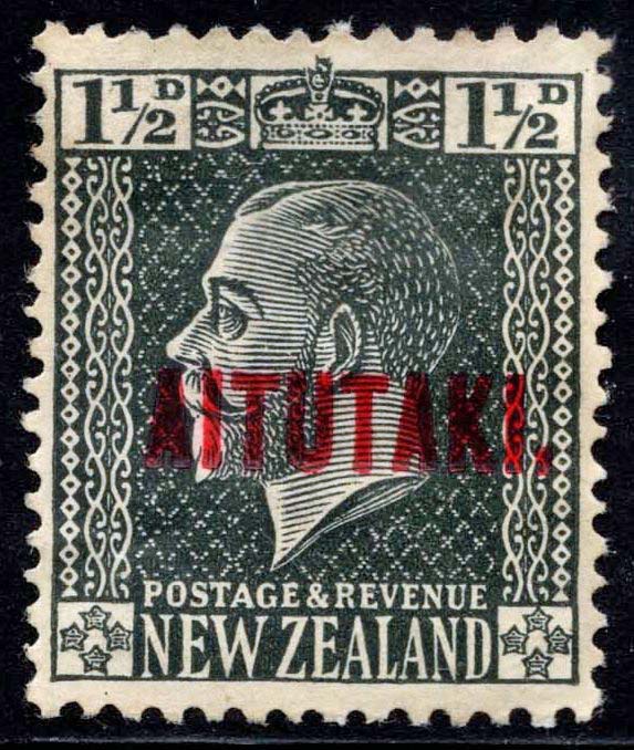 Aitutaki #21 King George V; Unused Aitutaki #21 King George V; Unused