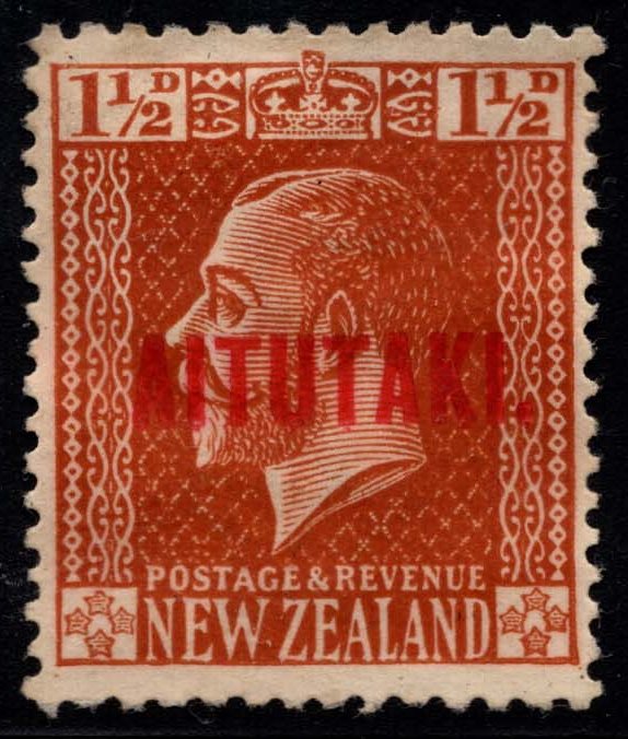 Aitutaki #22 King George V; Unused Aitutaki #22 King George V; Unused