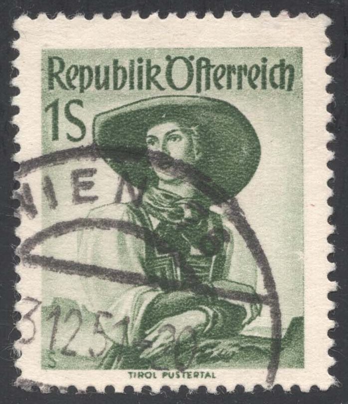 Austria #539 Puster Valley Costume; Used Austria #539 Puster Valley Costume; Used