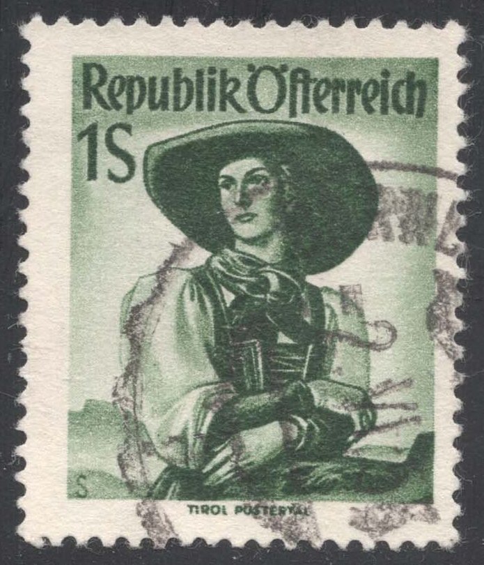 Austria #539 Puster Valley Costume; Used Austria #539 Puster Valley Costume; Used