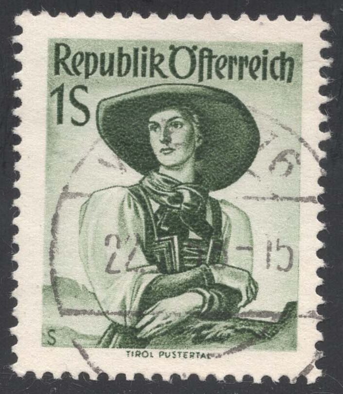 Austria #539 Puster Valley Costume; Used Austria #539 Puster Valley Costume; Used