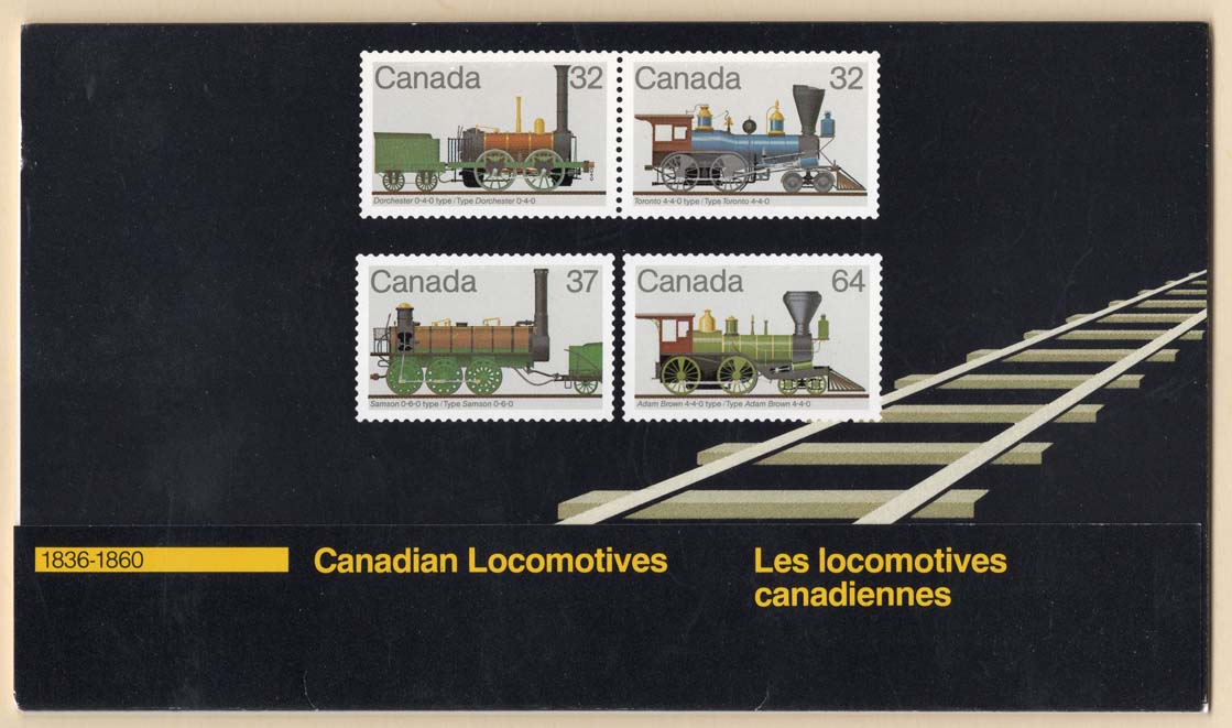 Canada #999-1002 Locomotives Presentation Pack Canada #999-1002 Locomotives Presentation Pack