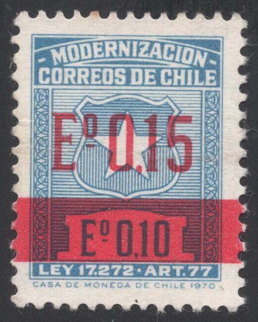 Chile #RA5 Postal Tax; Used Chile #RA5 Postal Tax; Used