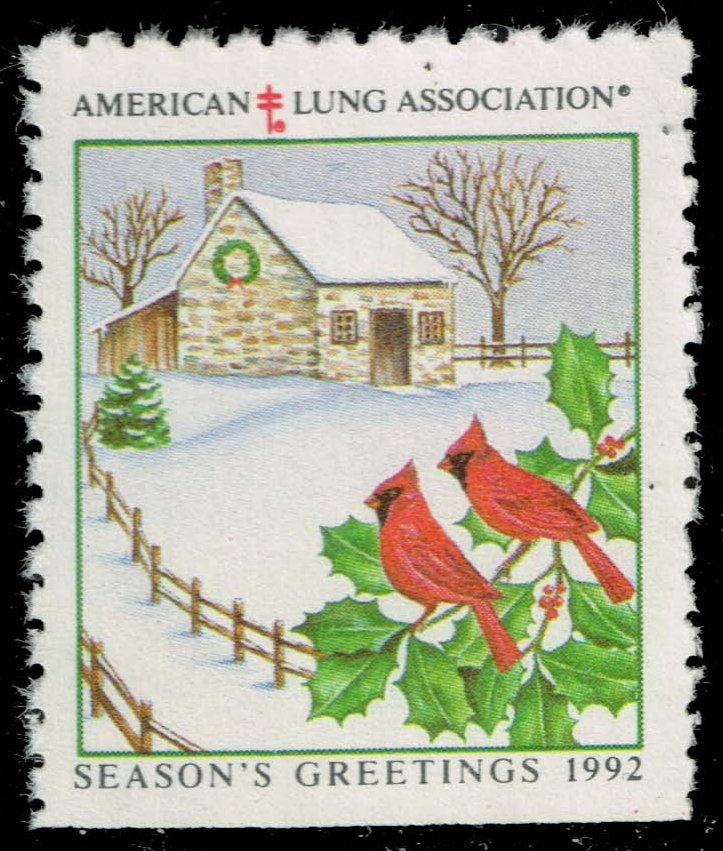 National Christmas Seal 1992; Used National Christmas Seal 1992; Used