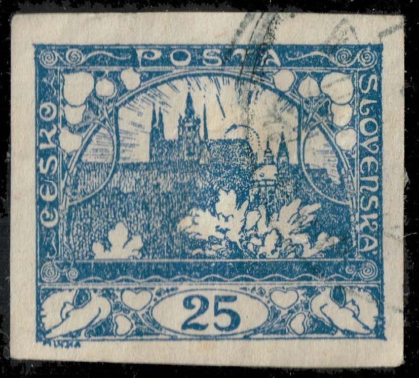 Czechoslovakia #5 Hradcany at Prague; Used Czechoslovakia #5 Hradcany at Prague; Used