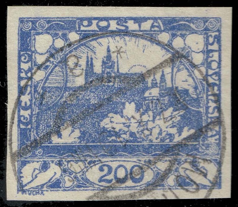 Czechoslovakia #9 Hradcany at Prague; Used Czechoslovakia #9 Hradcany at Prague; Used