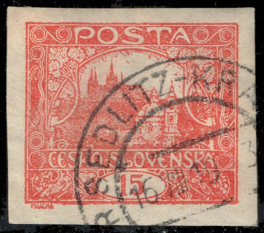 Czechoslovakia #27 Hradcany at Prague; Used Czechoslovakia #27 Hradcany at Prague; Used