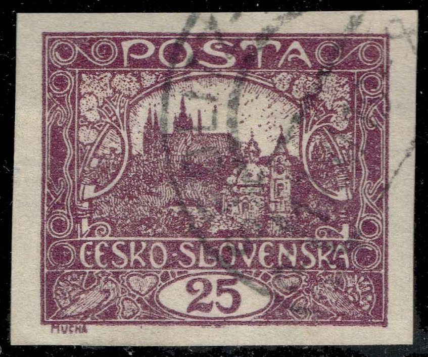 Czechoslovakia #29 Hradcany at Prague; Used Czechoslovakia #29 Hradcany at Prague; Used