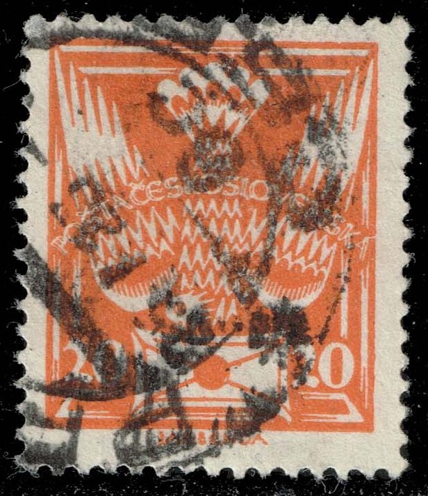 Czechoslovakia #84 Carrier Pigeon and Letter; Used Czechoslovakia #84 Carrier Pigeon and Letter; Used