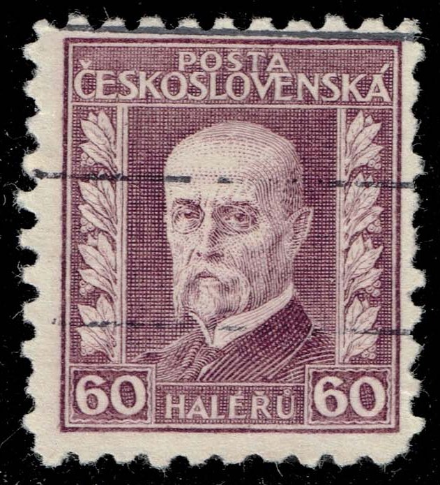 Czechoslovakia #129 President Masaryk; Used Czechoslovakia #129 President Masaryk; Used