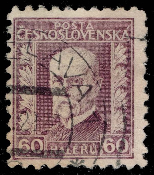 Czechoslovakia #129 President Masaryk; Used Czechoslovakia #129 President Masaryk; Used