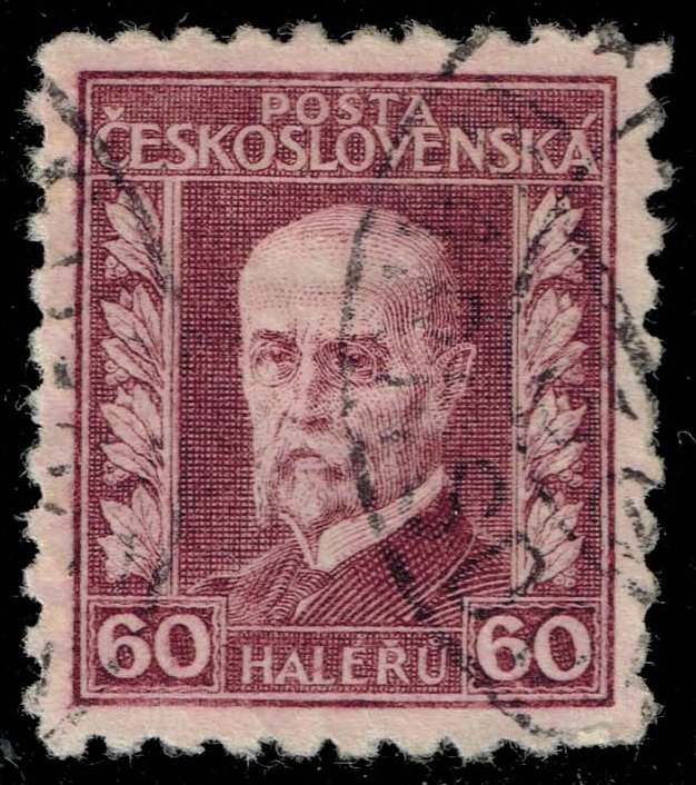 Czechoslovakia #129 President Masaryk; Used Czechoslovakia #129 President Masaryk; Used