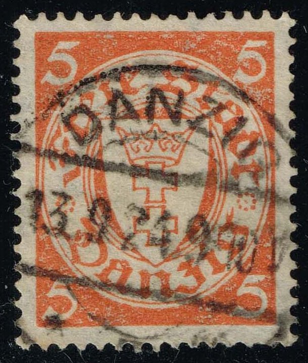 Danzig #170 Coat of Arms; Used Danzig #170 Coat of Arms; Used