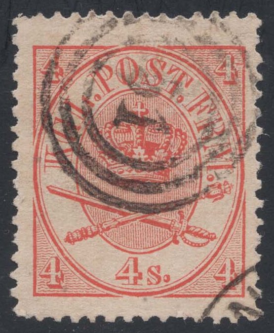 Denmark #13 Royal Emblems; Used Denmark #13 Royal Emblems; Used