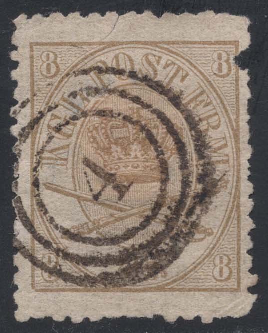 Denmark #14 Royal Emblems; Used Denmark #14 Royal Emblems; Used