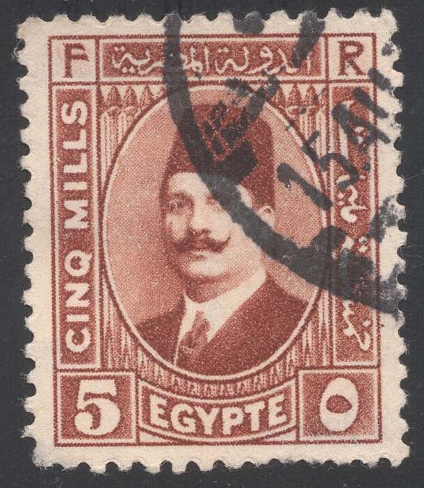 Egypt #135 King Fuad; Used Egypt #135 King Fuad; Used