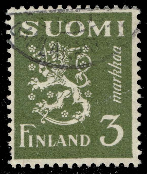 Finland #175 Coat of Arms; Used