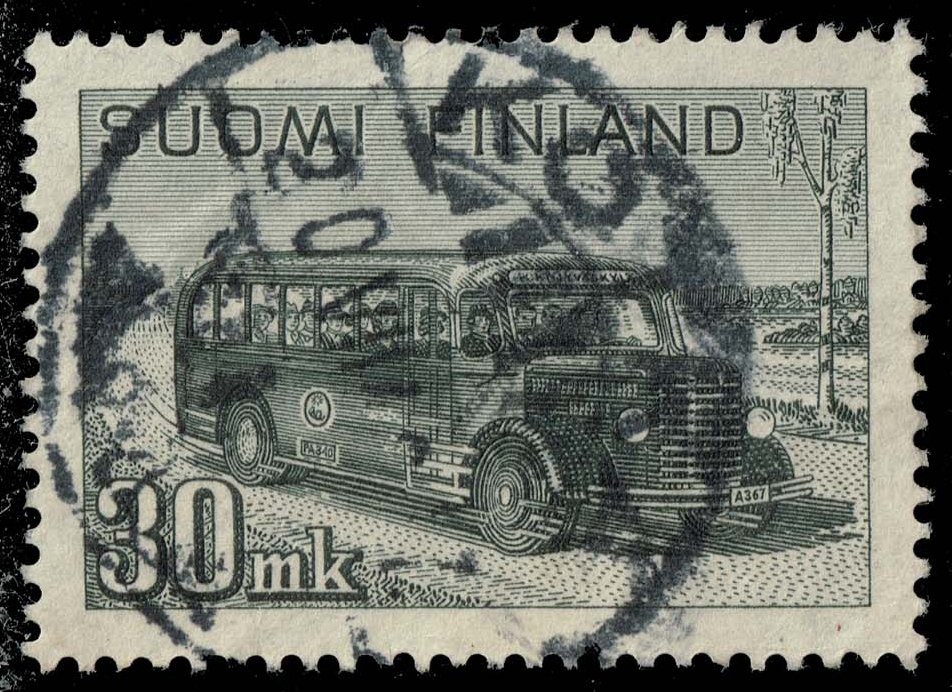 Finland #253A Post Bus; Used