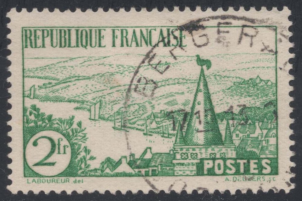 France #299 Breton River Scene; Used France #299 Breton River Scene; Used