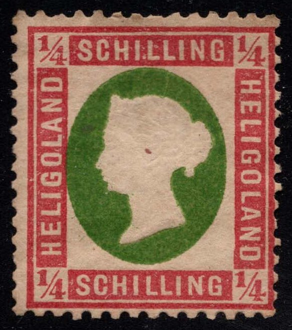 Heligoland #13 Queen Victoria; Unused Heligoland #13 Queen Victoria; Unused