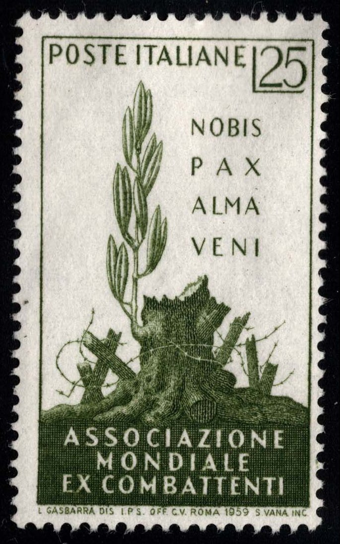 Italy #770 A Gentle Peace has Come; Unused Italy #770 A Gentle Peace has Come; Unused