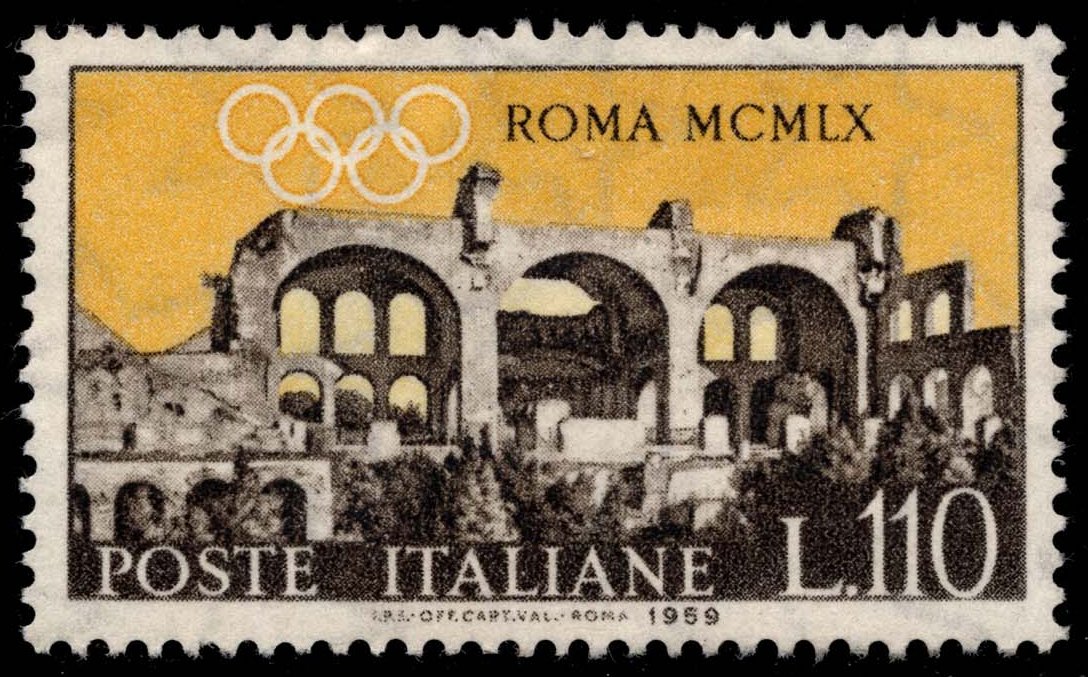 Italy #777 Olympics - Basilica od Massentius; Unused Italy #777 Olympics - Basilica od Massentius; Unused