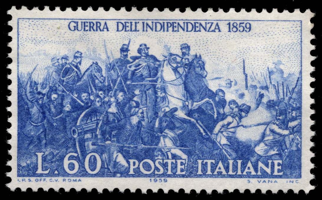 Italy #781 Battle of Palestro; Unused Italy #781 Battle of Palestro; Unused