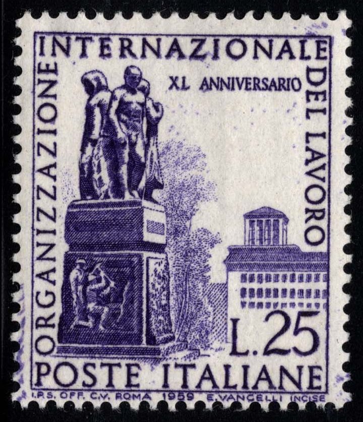 Italy #783 Labor Monument in Geneva; MNH Italy #783 Labor Monument in Geneva; MNH