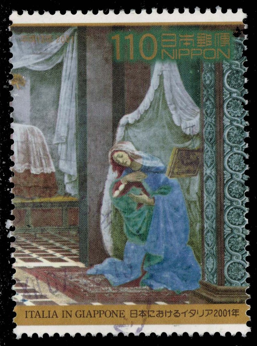 Japan #2767 Virgin Mary from the Annunciation; Used Japan #2767 Virgin Mary from the Annunciation; Used