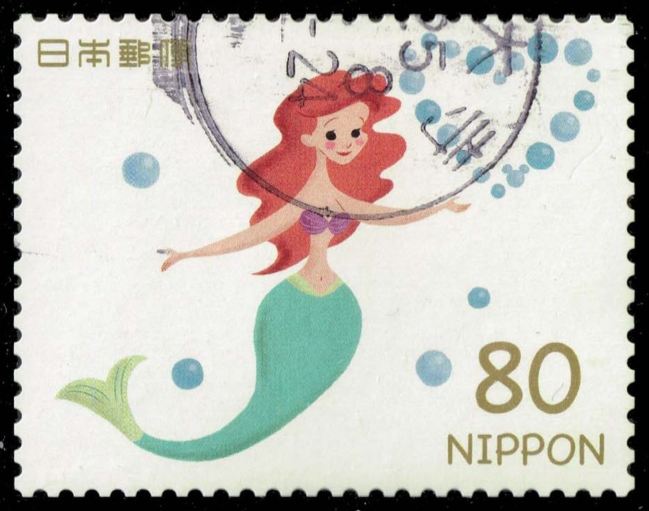 Japan #3494h The Little Mermaid; Used Japan #3494h The Little Mermaid; Used