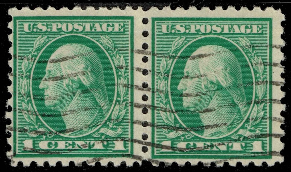 US #462 George Washington Pair; Used US #462 George Washington Pair; Used