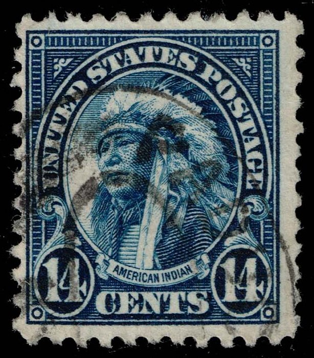 US #565 American Indian; Used US #565 American Indian; Used