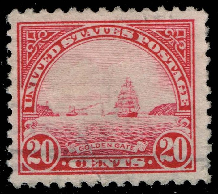 US #567 Golden Gate; Used US #567 Golden Gate; Used