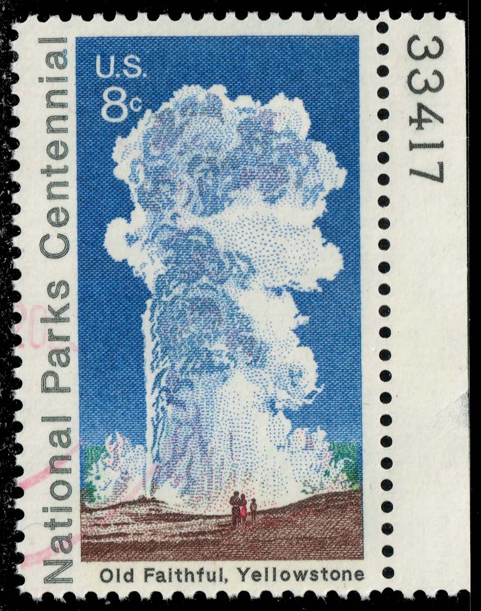 US #1453 Old Faithful - Yellowstone P# Single; Used US #1453 Old Faithful - Yellowstone P# Single; Used