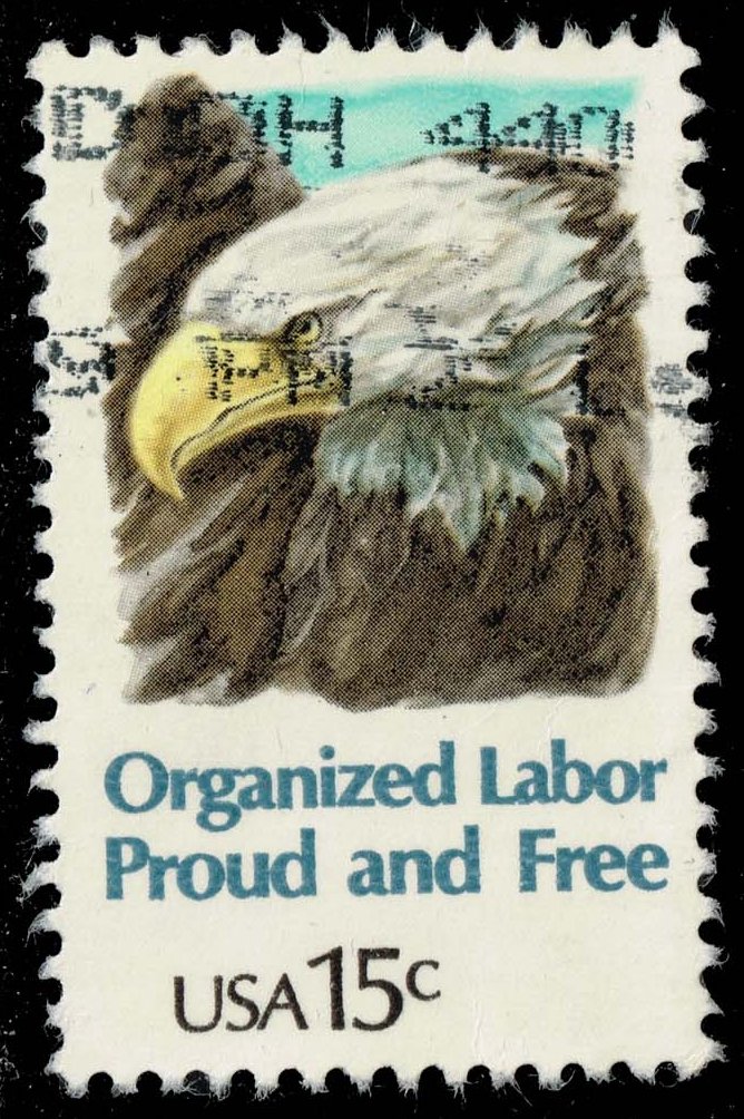 US #1831 Organized Labor; Used US #1831 Organized Labor; Used